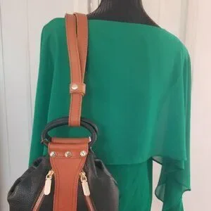 Valentina | Bags | Valentina Leather Nwot Convertible Sling  display picture 1